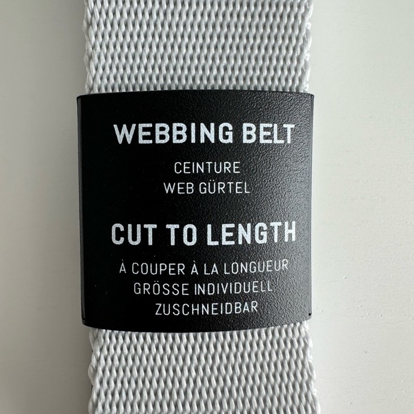 2/$15 Puma Unisex Reversible Web Golf Belt White and Grey - Picture 6 of 7